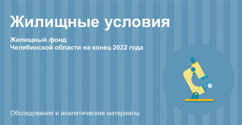 Жилищный фонд Челябинской области на конец 2022 года