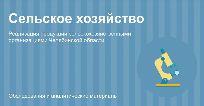 Реализация продукции сельскохозяйственными организациями Челябинской области