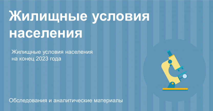 Жилищные условия населения Челябинской области на конец 2023 года